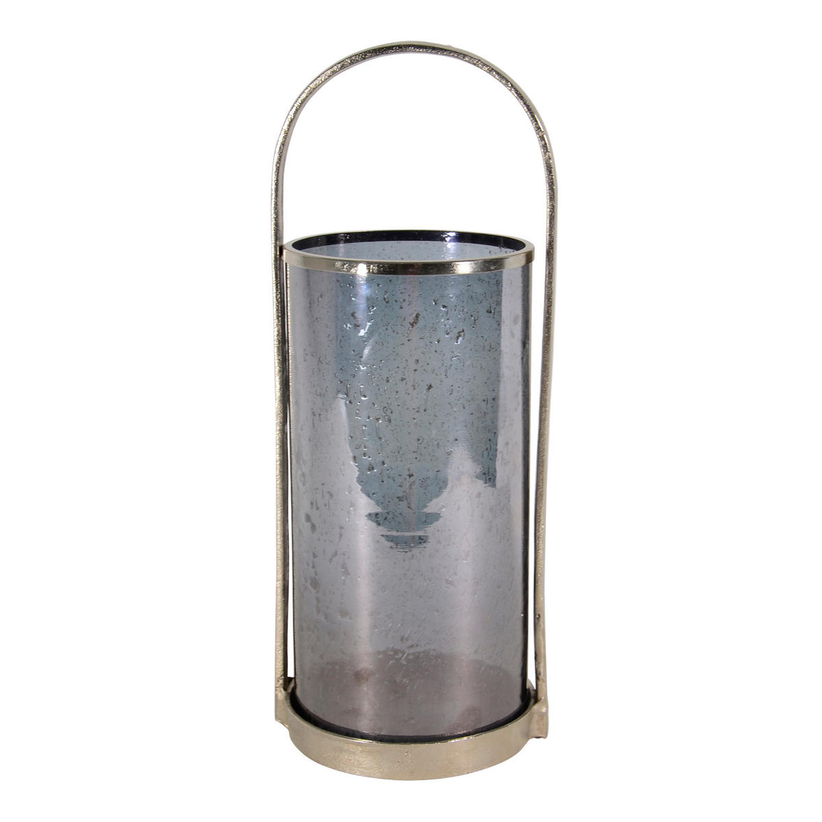 WINDLICHT - Schwarz/Grau, Trend, Glas/Metall (20/51/18cm)