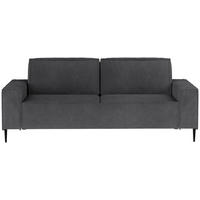 SCHLAFSOFA in Webstoff Dunkelgrau  - Dunkelgrau/Schwarz, Design, Textil/Metall (240/89/103cm) - Ti'me