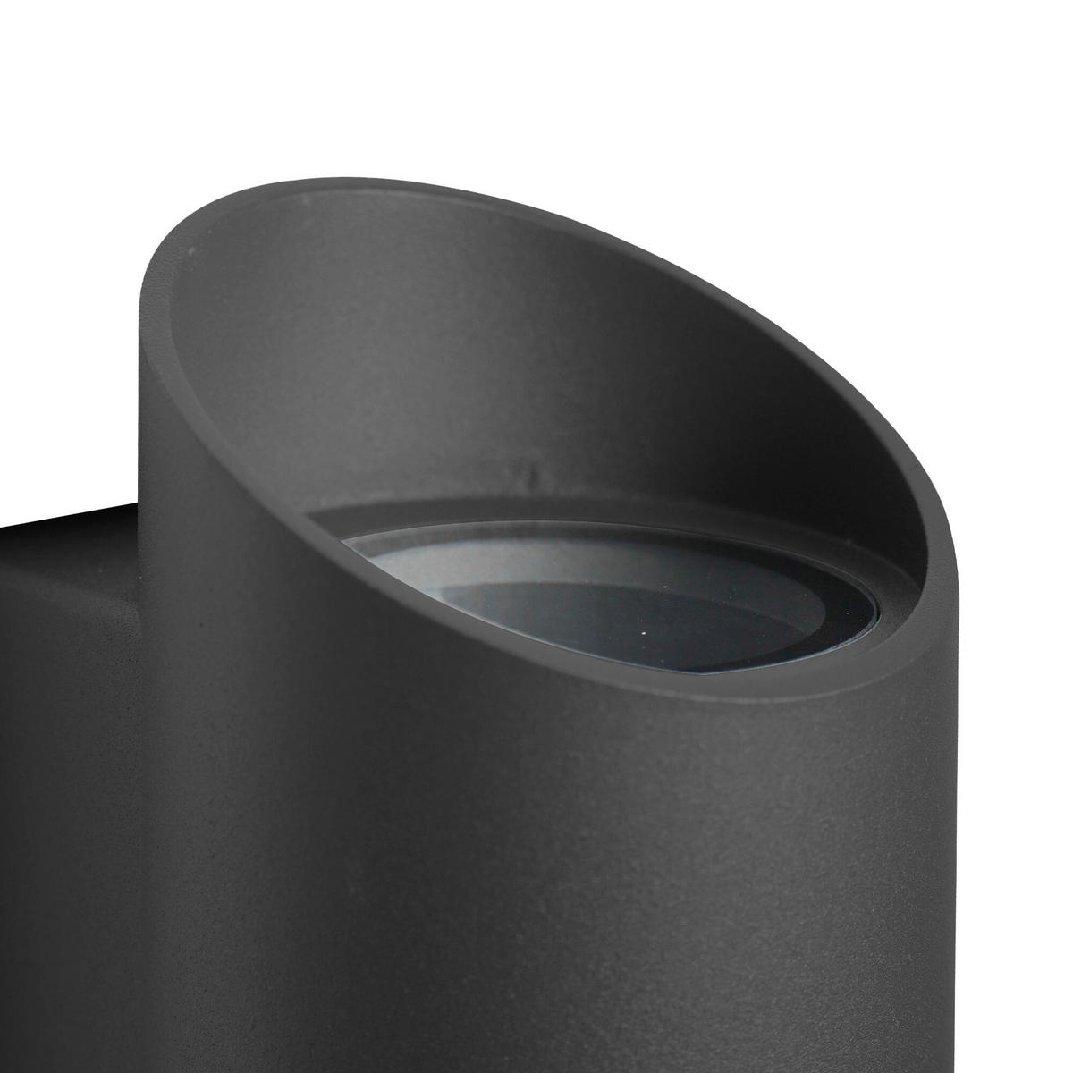 WANDLEUCHTE Nico 7,7/23,5 cm  - Schwarz, Design, Metall (7,7/23,5cm) - Nordlux