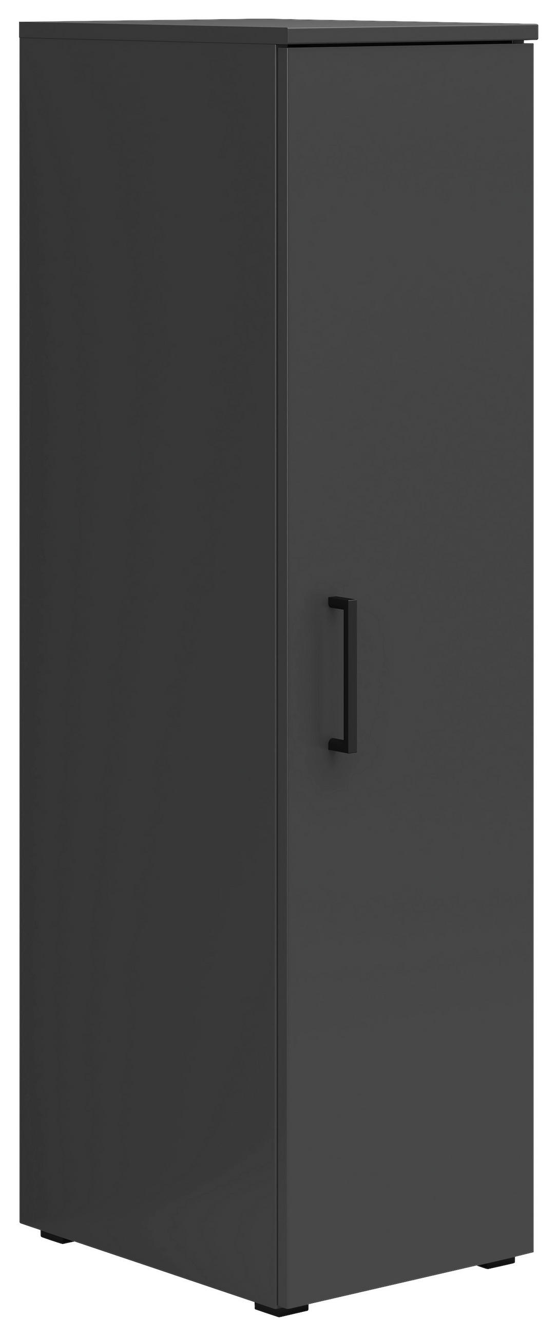 MEHRZWECKSCHRANK 30/115/40 cm  - Anthrazit/Schwarz, Modern, Holzwerkstoff/Kunststoff (30/115/40cm) - Carryhome