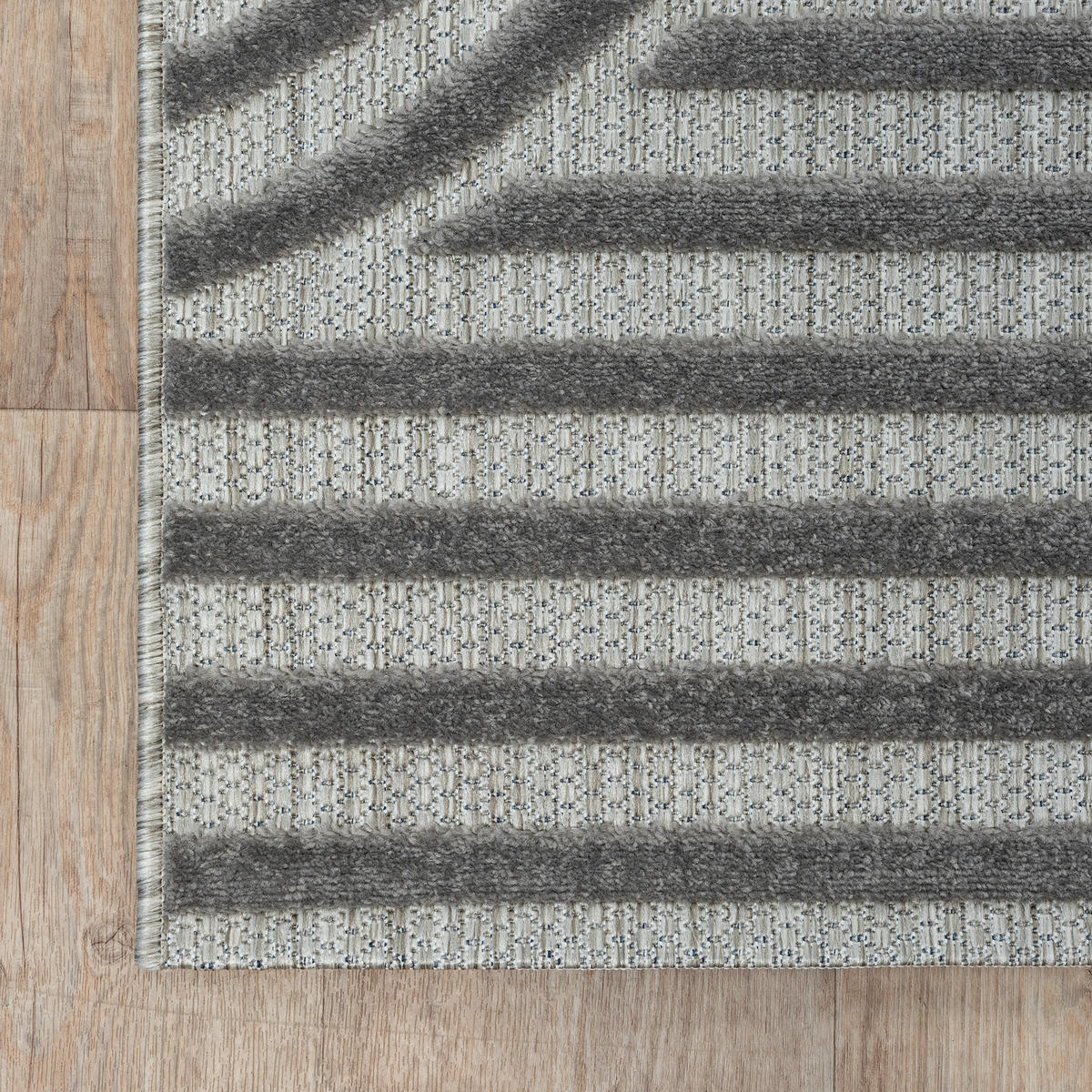 OUTDOORTEPPICH 80/150 cm Berlin Grau  - Grau, Basics, Kunststoff/Textil (80/150cm)