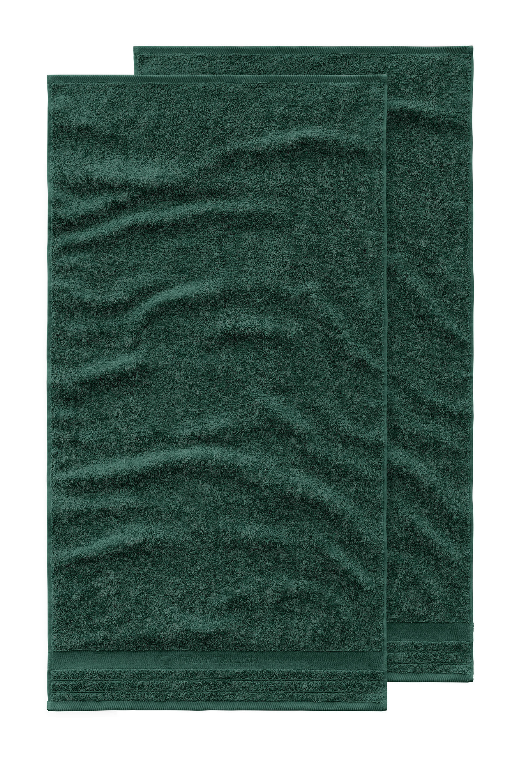 FROTTIERSET Dunkelgrün, Olivgrün 5-teilig  - Dunkelgrün/Olivgrün, Basics, Textil - Tom Tailor