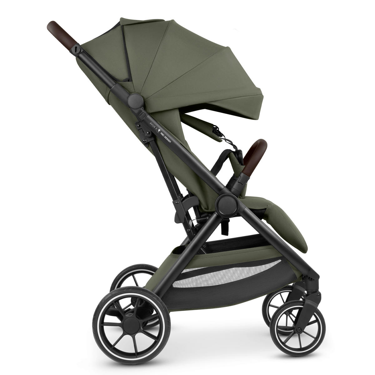 BUGGY Avus 3  - Dunkelgrün/Schwarz, Basics, Textil/Metall (56/111/87cm) - ABC Design