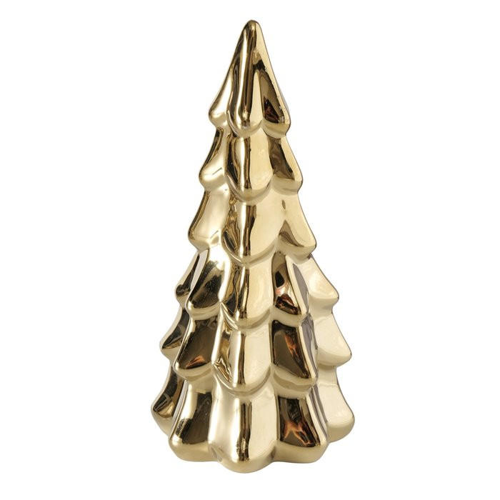 DEKOWEIHNACHTSBAUM - Goldfarben, LIFESTYLE, Keramik (10/10/20,5cm)
