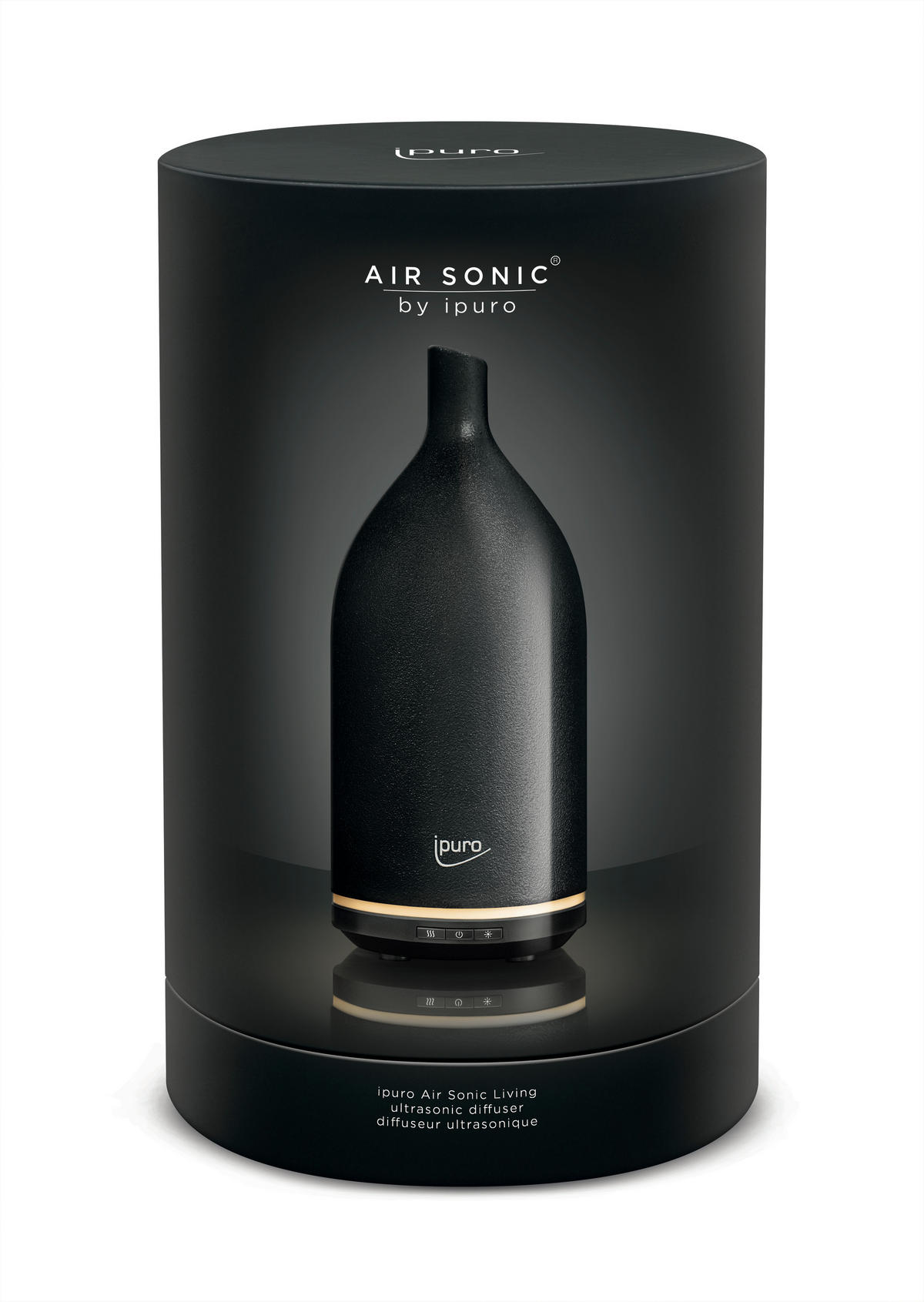 DIFFUSER   - Schwarz, Basics, Keramik (14,6/14,6/23,5cm) - Ipuro