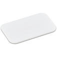 SCHNEIDEBRETT   25/15 cm   - Weiß, Basics, Kunststoff (25/15cm) - Homeware