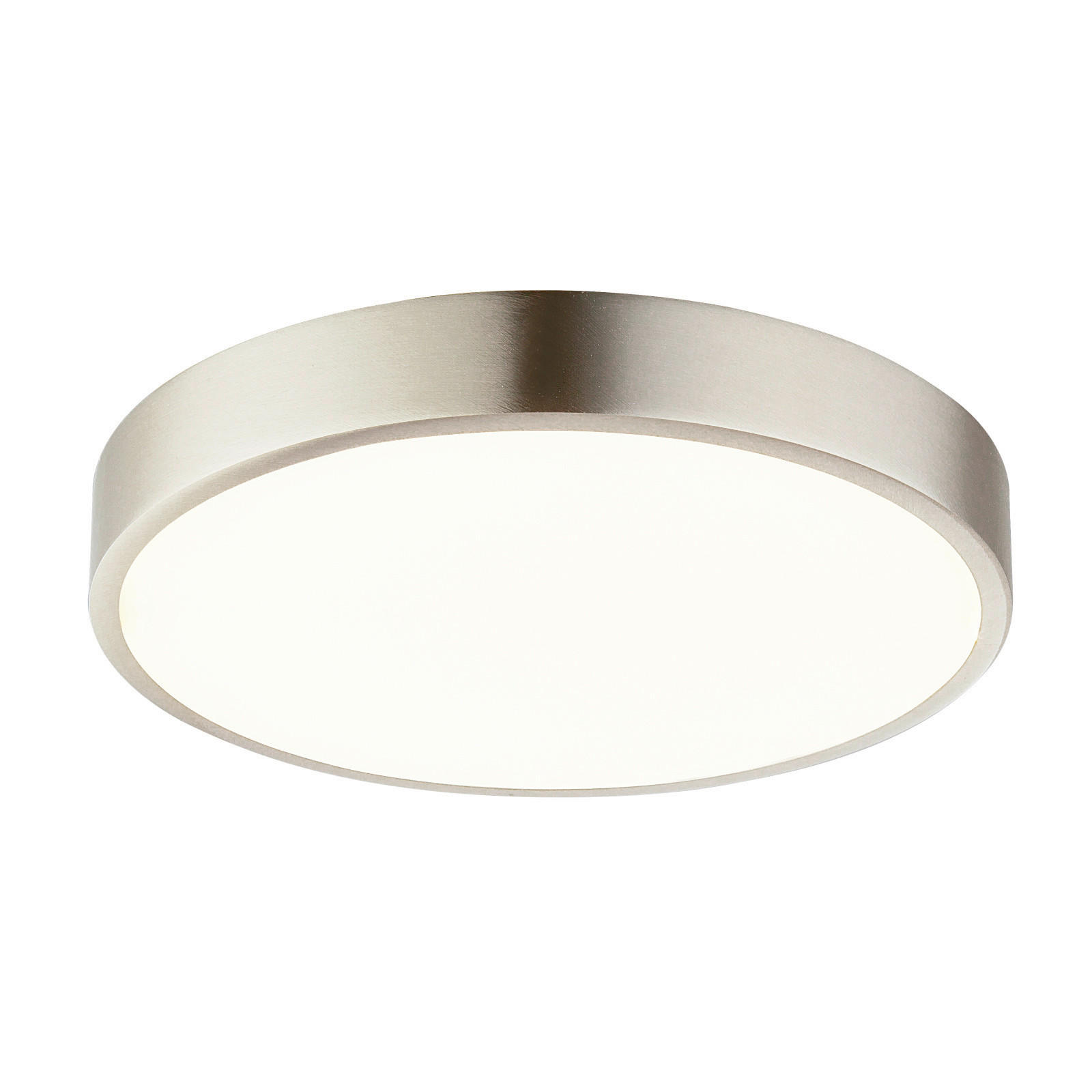 Plafonieră Cu Led  17/2.6 cm    - culoare nichel, Basics, plastic/metal (17/2.6cm)