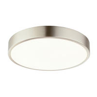 Plafonieră Cu Led  17/2.6 cm    - culoare nichel, Basics, plastic/metal (17/2.6cm)