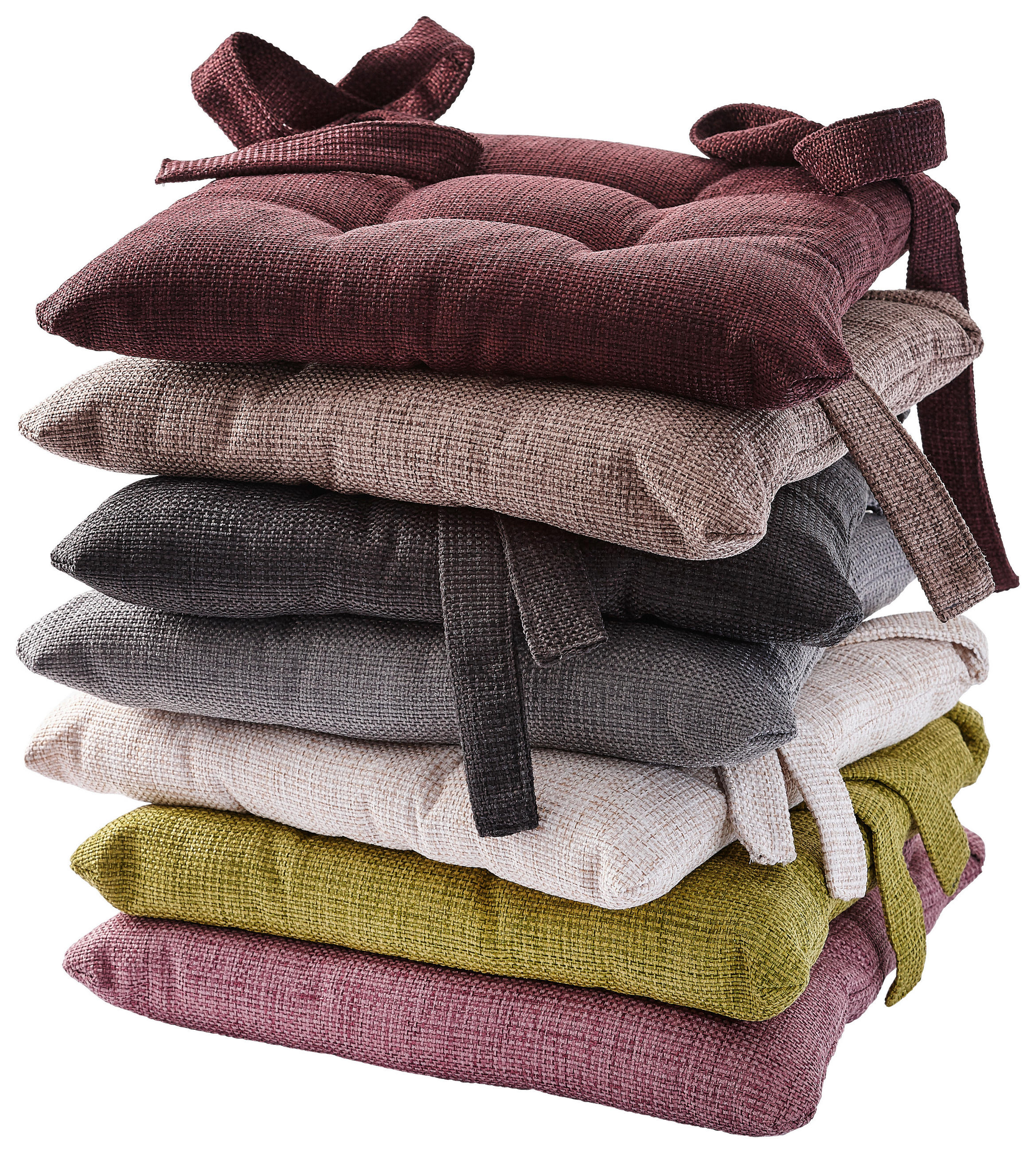 SITZKISSEN  - Hellgrün, Basics, Textil (47/7/45cm) - Novel