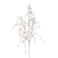 DEKOZWEIG  - Silberfarben, KONVENTIONELL, Kunststoff (120cm) - X-Mas