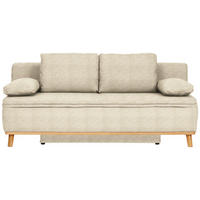 SCHLAFSOFA in Webstoff Beige  - Beige/Naturfarben, Konventionell, Holz/Textil (203/95/96cm) - Venda