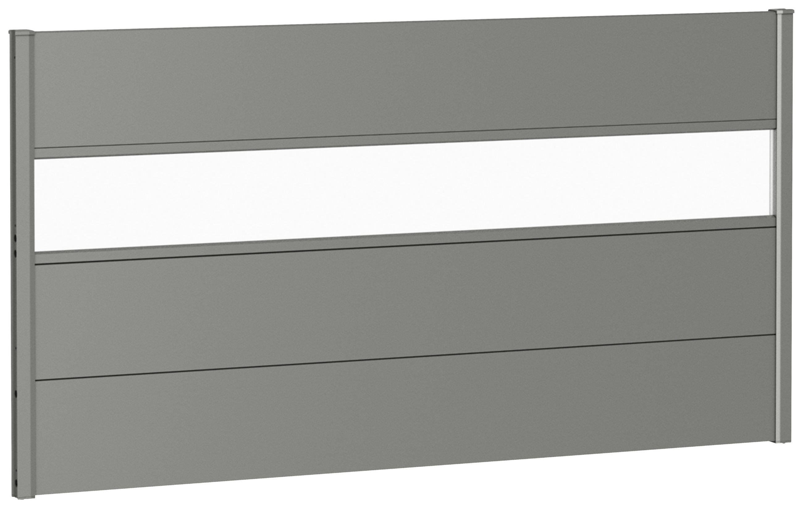 SICHTSCHUTZ - Grau, Basics, Kunststoff/Metall (180/91/4,4cm) - Biohort