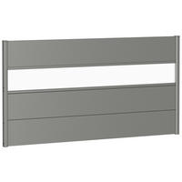 SICHTSCHUTZ - Grau, Basics, Kunststoff/Metall (180/91/4,4cm) - Biohort