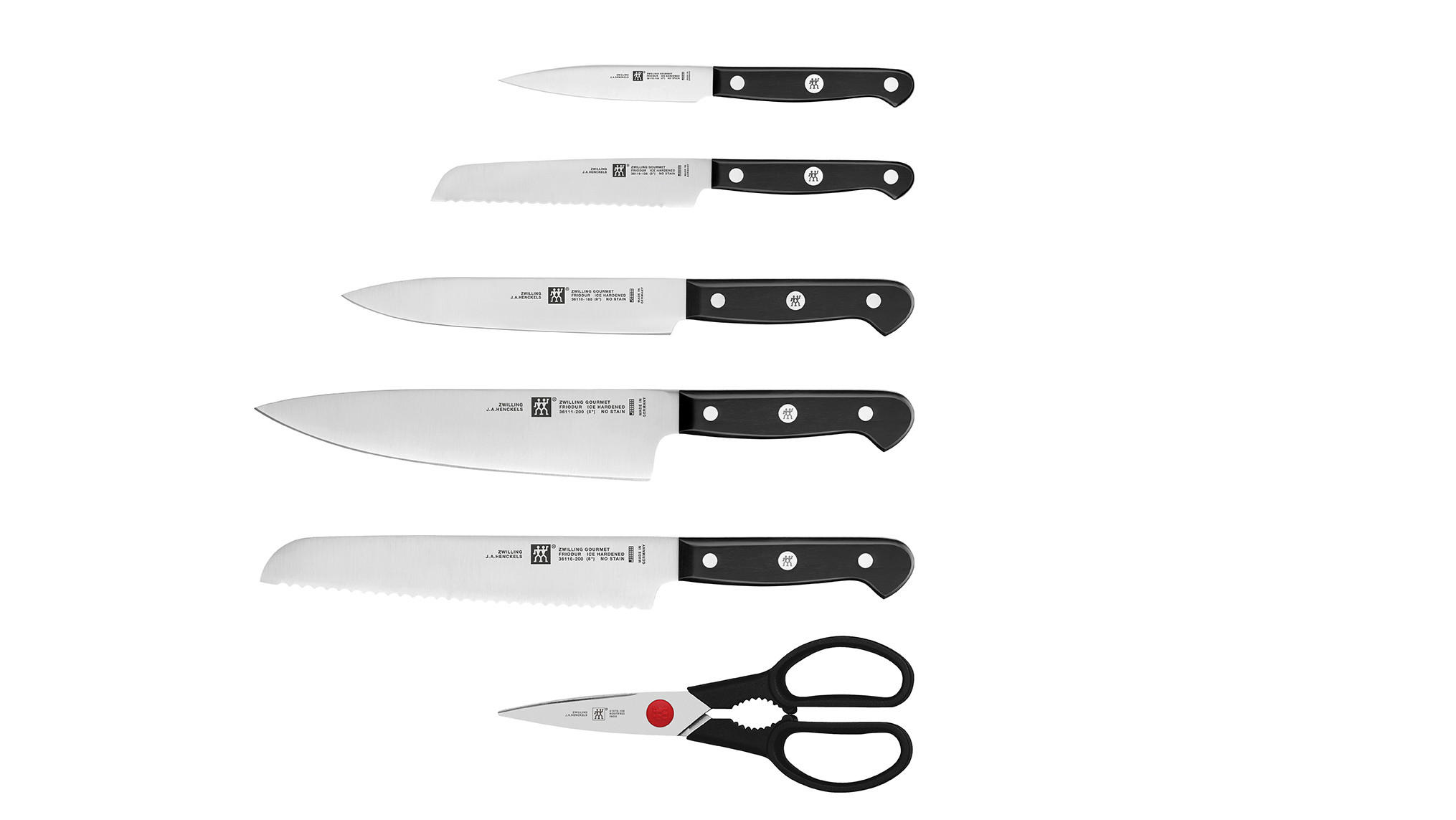 MESSERBLOCK ZWILLING GOURMET 7-teilig - Eschefarben, Basics, Metall - Zwilling