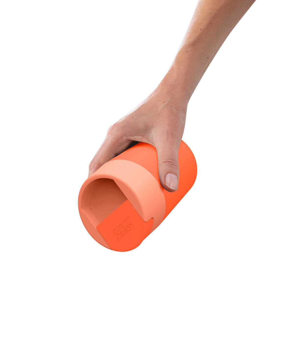 LONČEK ZA NA POT    0,34 l       - oranžna, Basics, umetna masa (8,2/13,6/8,2cm) - Joseph Joseph