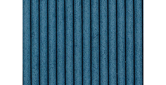 SCHLAFSOFA  mit Stoffauswahl, Schlafen auf Sitzhöhe, Rücken echt Cord Blau  - Blau/Schwarz, Design, Kunststoff/Textil (250/92/105cm) - Carryhome