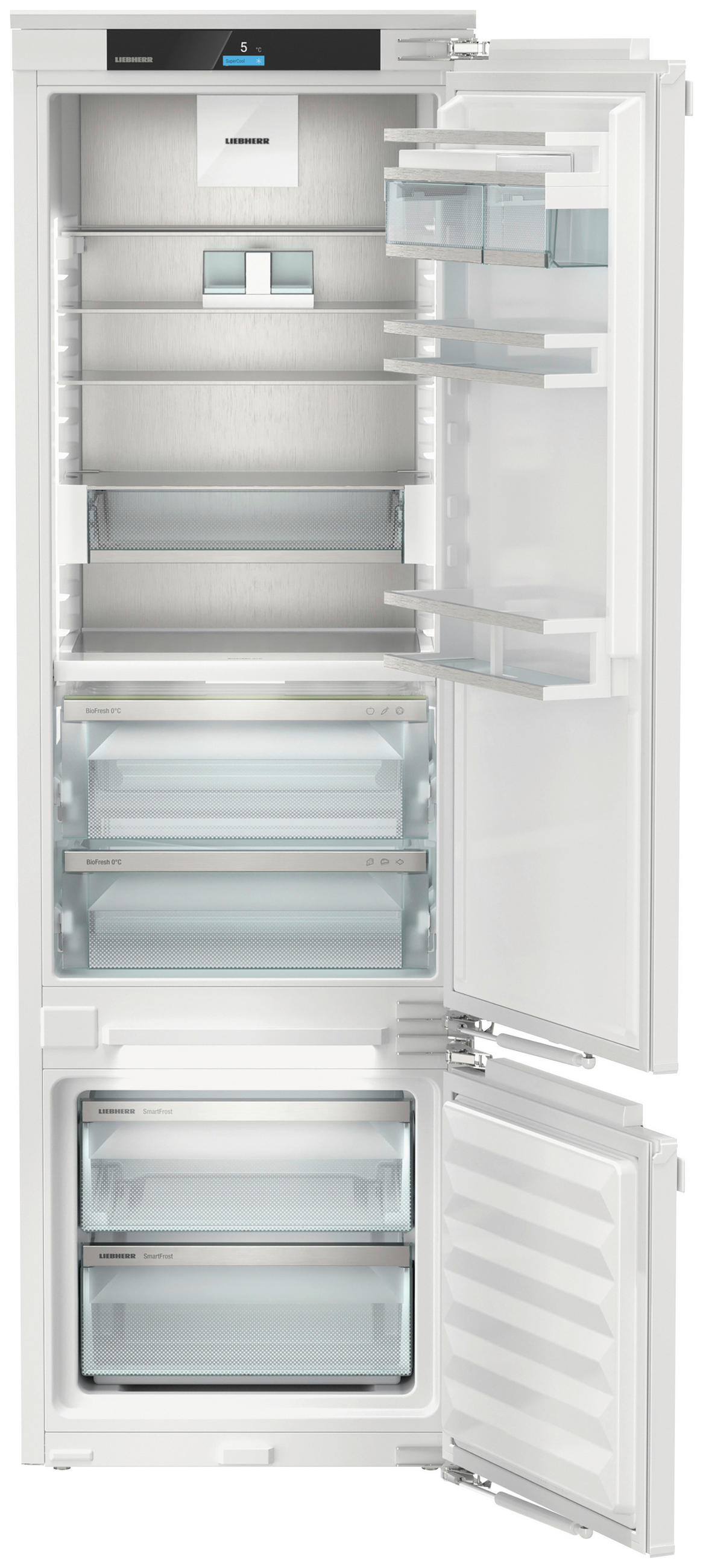 KÜHL-GEFRIER-KOMBINATION ICBBI5152-  - Weiß, Basics, Metall (55,9/177/54,6cm) - Liebherr