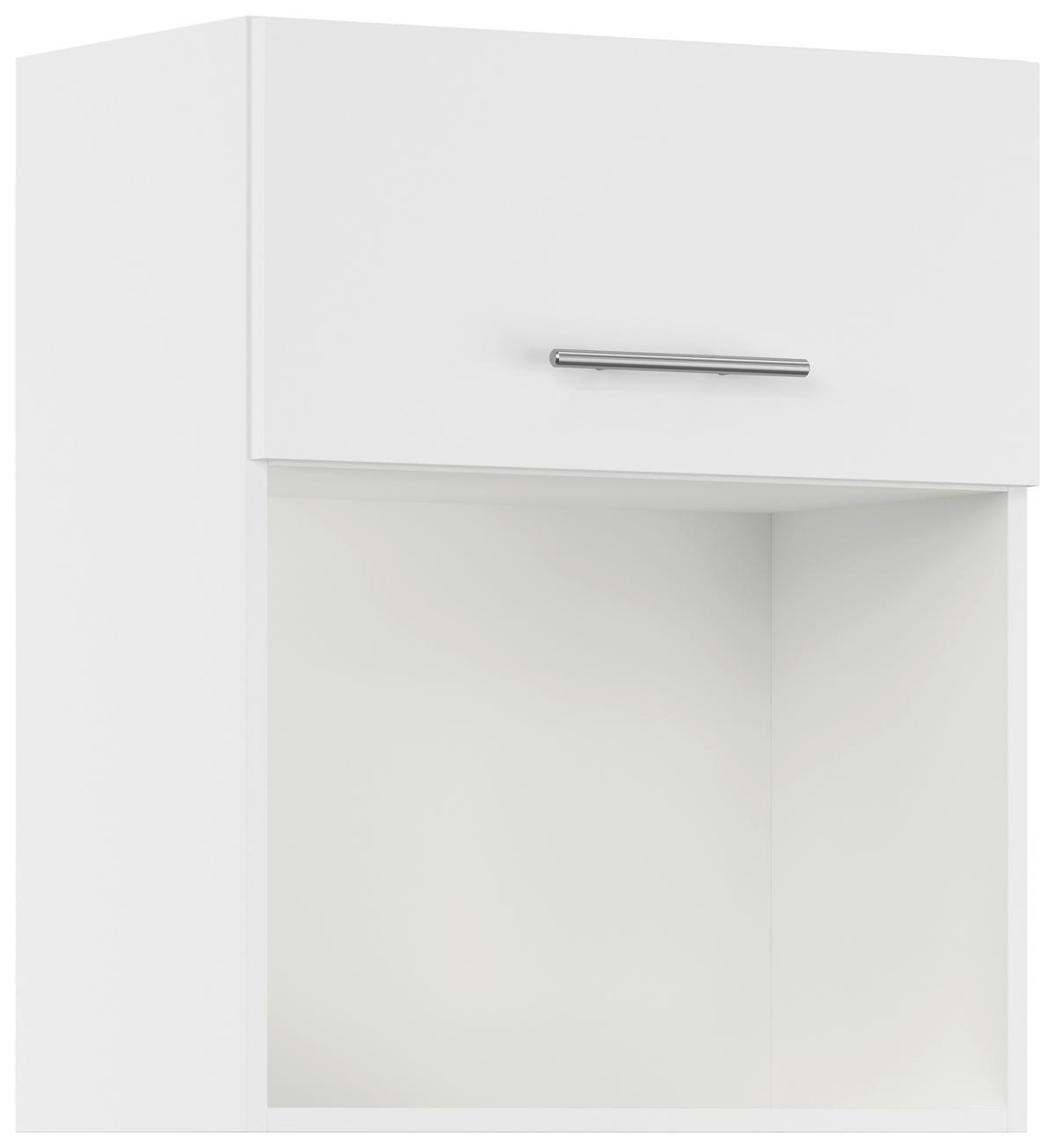 KÜCHENOBERSCHRANK 60/72,3/34,2 cm  in Weiß  - Edelstahlfarben/Weiß, Basics, Holzwerkstoff/Metall (60/72,3/34,2cm) - Impuls