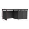 SEITENWAND GERÄTEHAUS HIGHLINE 197/181/2,5 cm   - Dunkelgrau, Basics, Metall (197/181/2,5cm) - Biohort