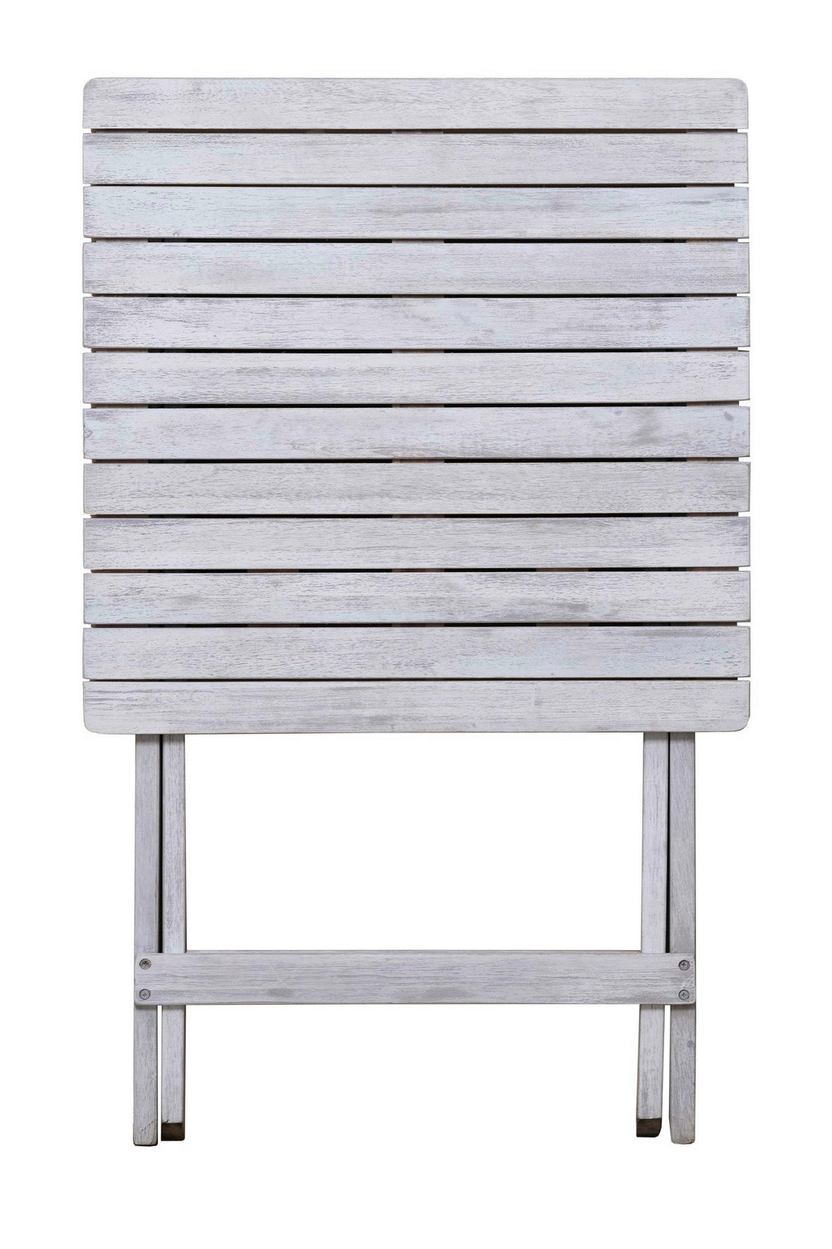 BALKONSET  3-teilig  - Grau, Natur, Holz - Livetastic