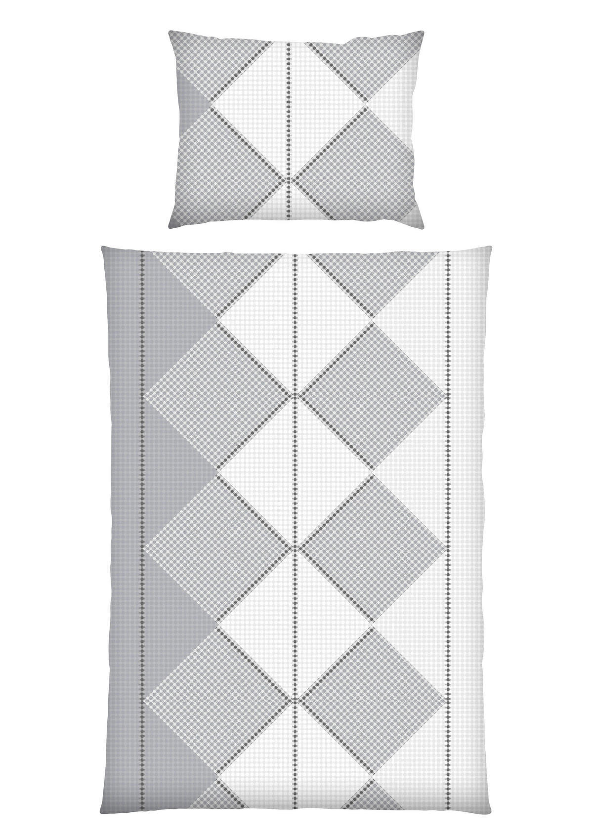 POVLEČENÍ - šedá/bílá, Basics, textil (140/200cm) - Boxxx