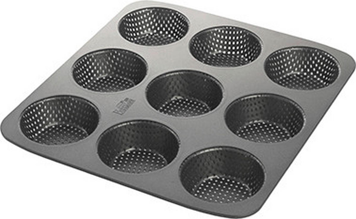 BRÖTCHENBLECH MIT REZEPTEN - Anthrazit, KONVENTIONELL, Metall (32/3,13/31cm) - Birkmann