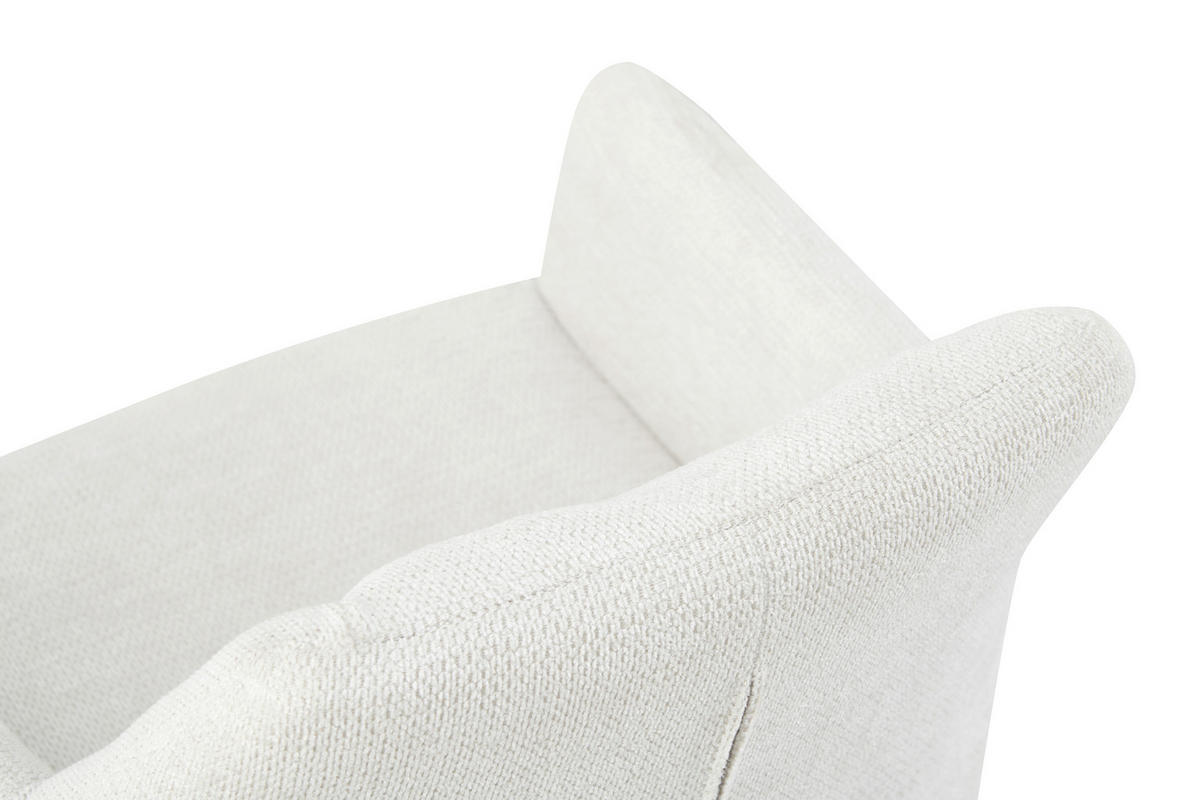 STUHL-SET 2 Stück  in Webstoff  - Creme/Schwarz, MODERN, Textil/Metall (55/82/62cm) - MID.YOU