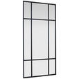 WANDSPIEGEL 90/180/3 cm    in rechteckig  - Schwarz, Trend, Glas/Holzwerkstoff (90/180/3cm) - Landscape