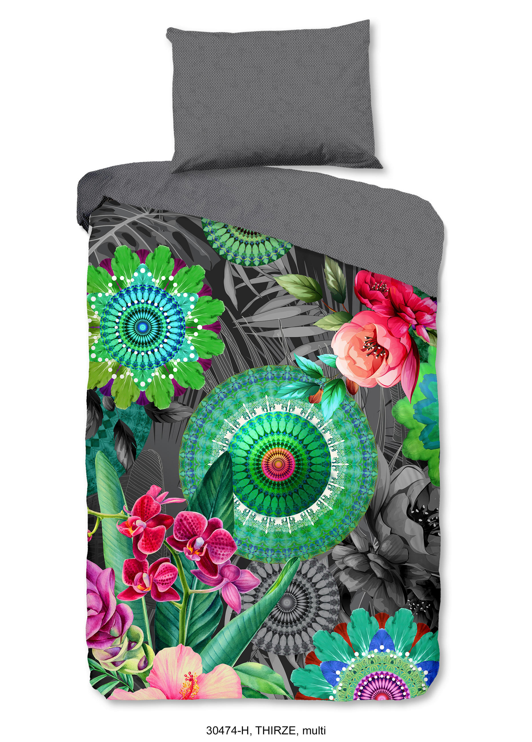 Bettwäsche Thirze Multicolor 140x200 cm