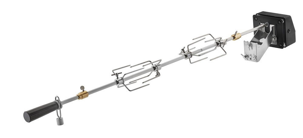 DREHSPIEß - Edelstahlfarben, Basics, Metall (67/15/36cm) - Rösle