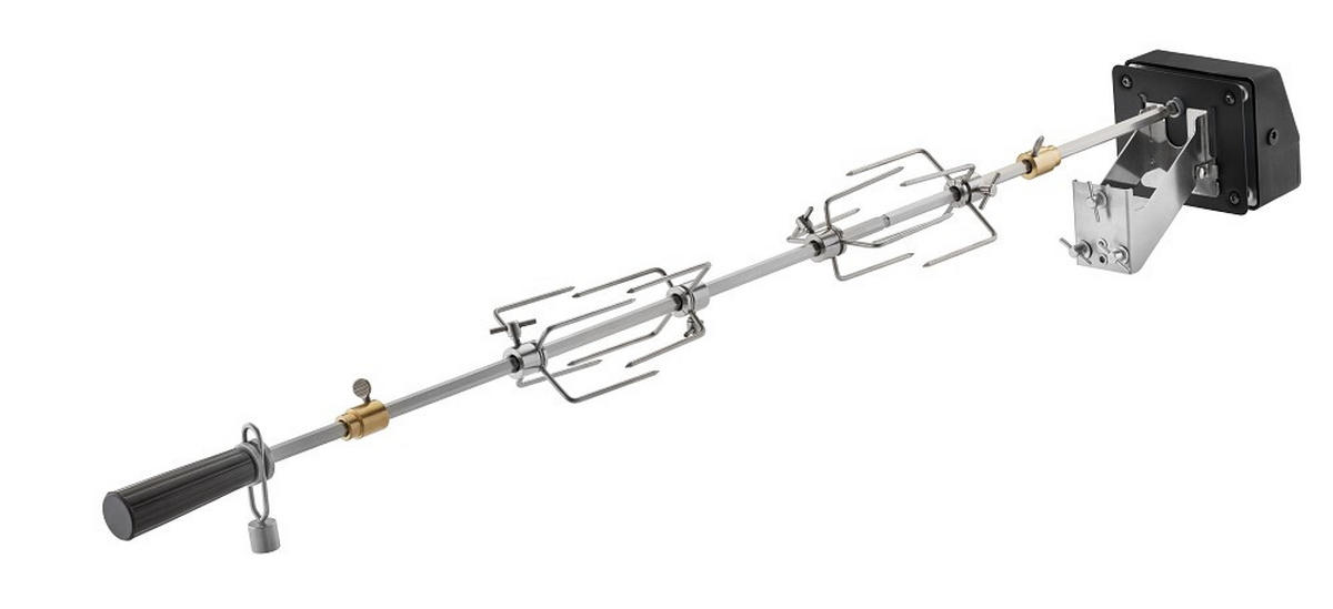 DREHSPIEß - Edelstahlfarben, Basics, Metall (67/15/36cm) - Rösle