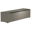 LOWBOARD Grau, Schwarz  160/43/45 cm  - Schwarz/Grau, Design, Glas/Holzwerkstoff (160/43/45cm) - Moderano