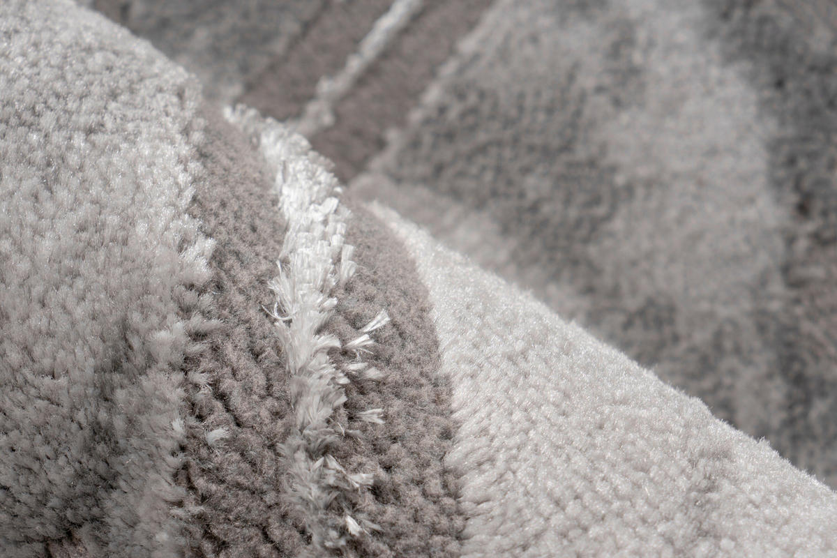 FLACHWEBETEPPICH 120/170 cm Silberfarben  - Silberfarben, Basics, Textil (120/170cm) - Kayoom