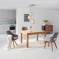 ESSTISCH in Holz  - Akaziefarben, Modern, Holz (120-210/76/90cm) - Livetastic