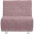SCHLAFSESSEL in Textil Rosa - Chromfarben/Rosa, Design, Textil/Metall (84/88/103cm) - Novel SCHLAFSESSEL in Textil Rosa - Chromfarben/Rosa, Design, Textil/Metall (84/88/103cm) - Novel