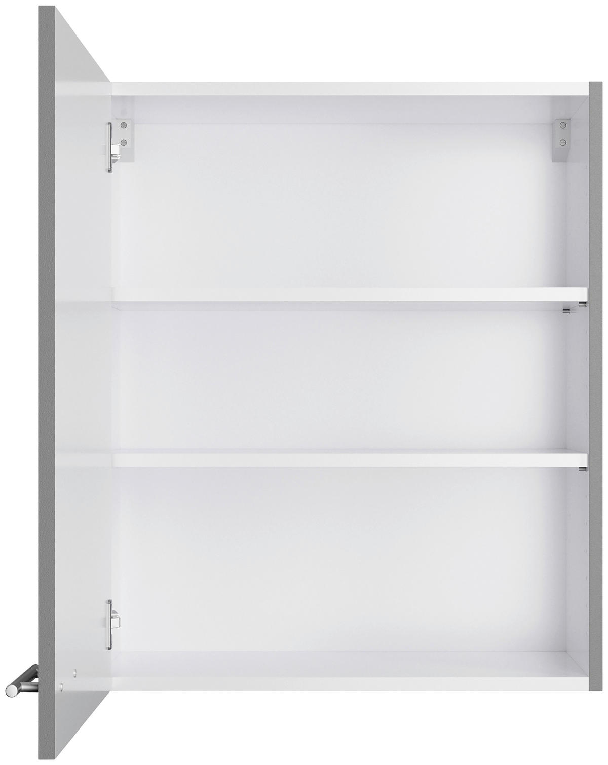 ECKKÜCHE 200/270 cm  in Grau  - Edelstahlfarben/Anthrazit, Basics, Holzwerkstoff/Metall (200/270cm) - Optifit