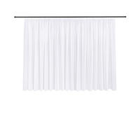 FERTIGSTORE  transparent  450/175 cm   - Weiß, Basics, Textil (450/175cm)