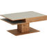 COUCHTISCH in Holz, Glas 105/75/46 cm - Fango/Eichefarben, Design, Glas/Holz (105/75/46cm) - Valnatura COUCHTISCH in Holz, Glas 105/75/46 cm - Fango/Eichefarben, Design, Glas/Holz (105/75/46cm) - Valnatura
