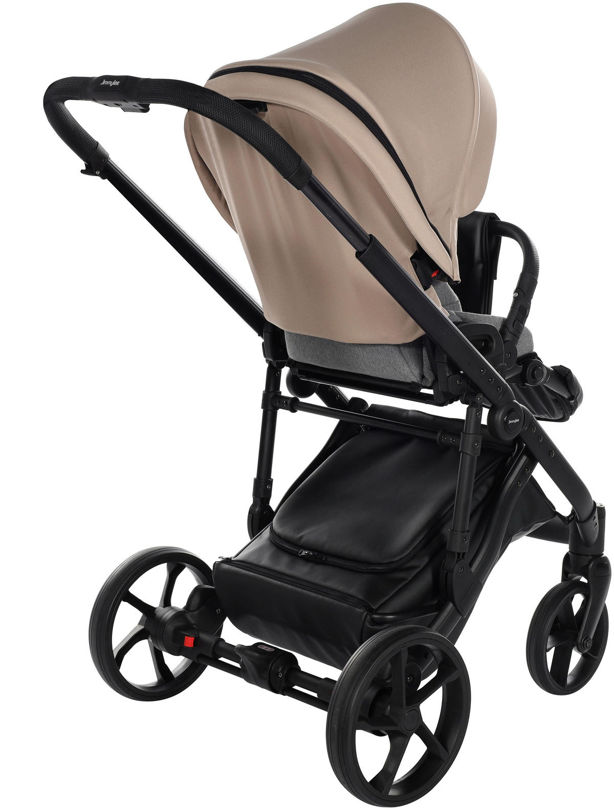 BARNVAGNSSET Easy Compact  - beige/svart, Basics, metall/textil (108/61/96cm) - Jimmylee