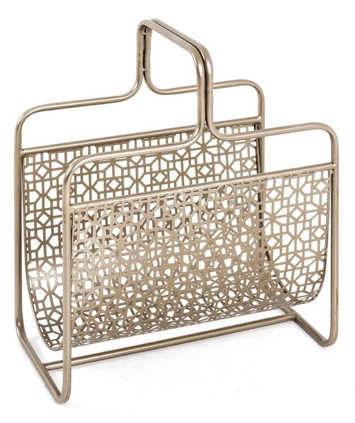 STOJAN NA NOVINY, bronzová - bronzová, kov (37/45/22cm) - Carryhome