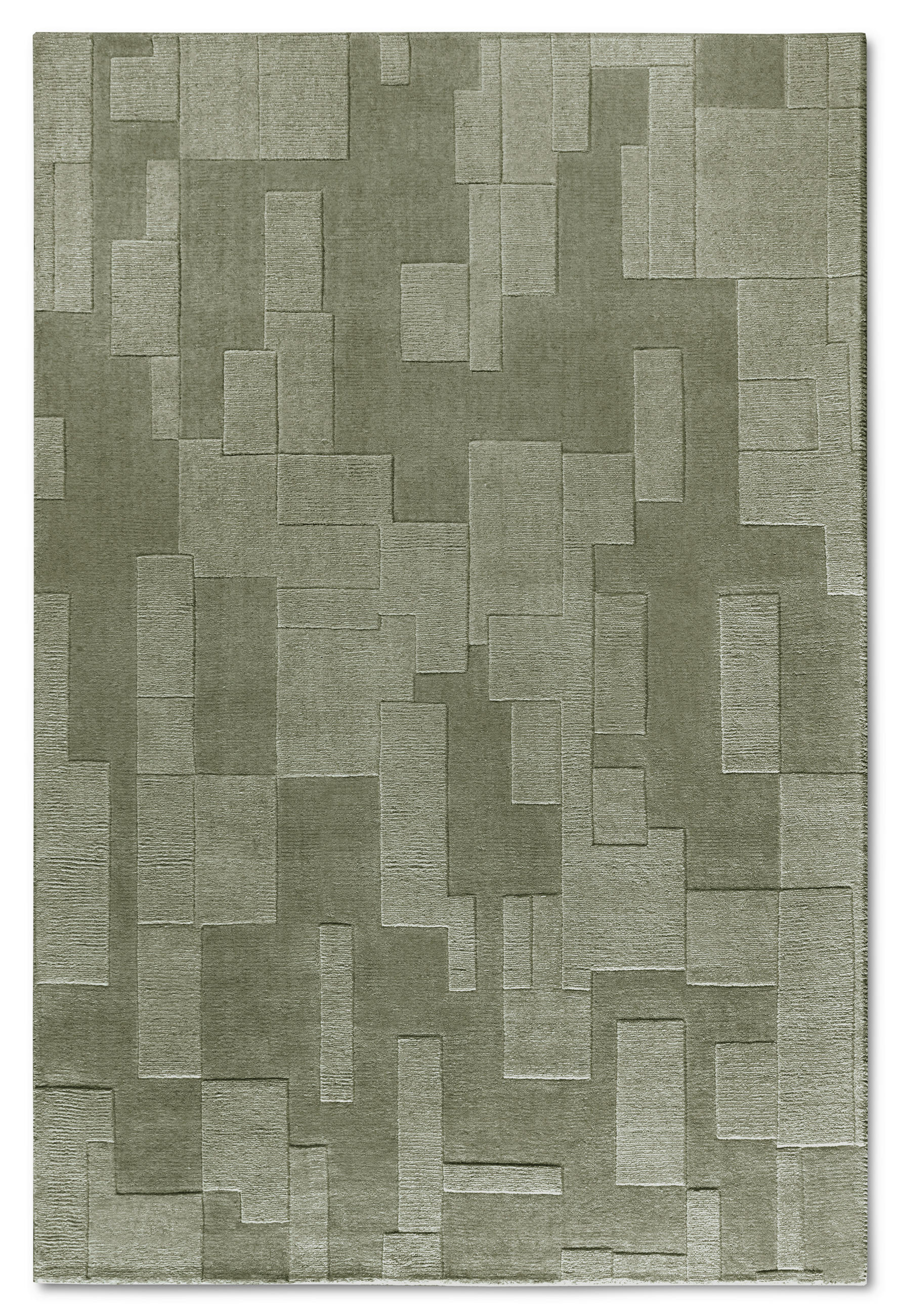 HANDWEBTEPPICH 190/280 cm Kollektion 1906 Grün rechteckig  - Grün, Basics, Textil (190/280cm) - Villeroy & Boch