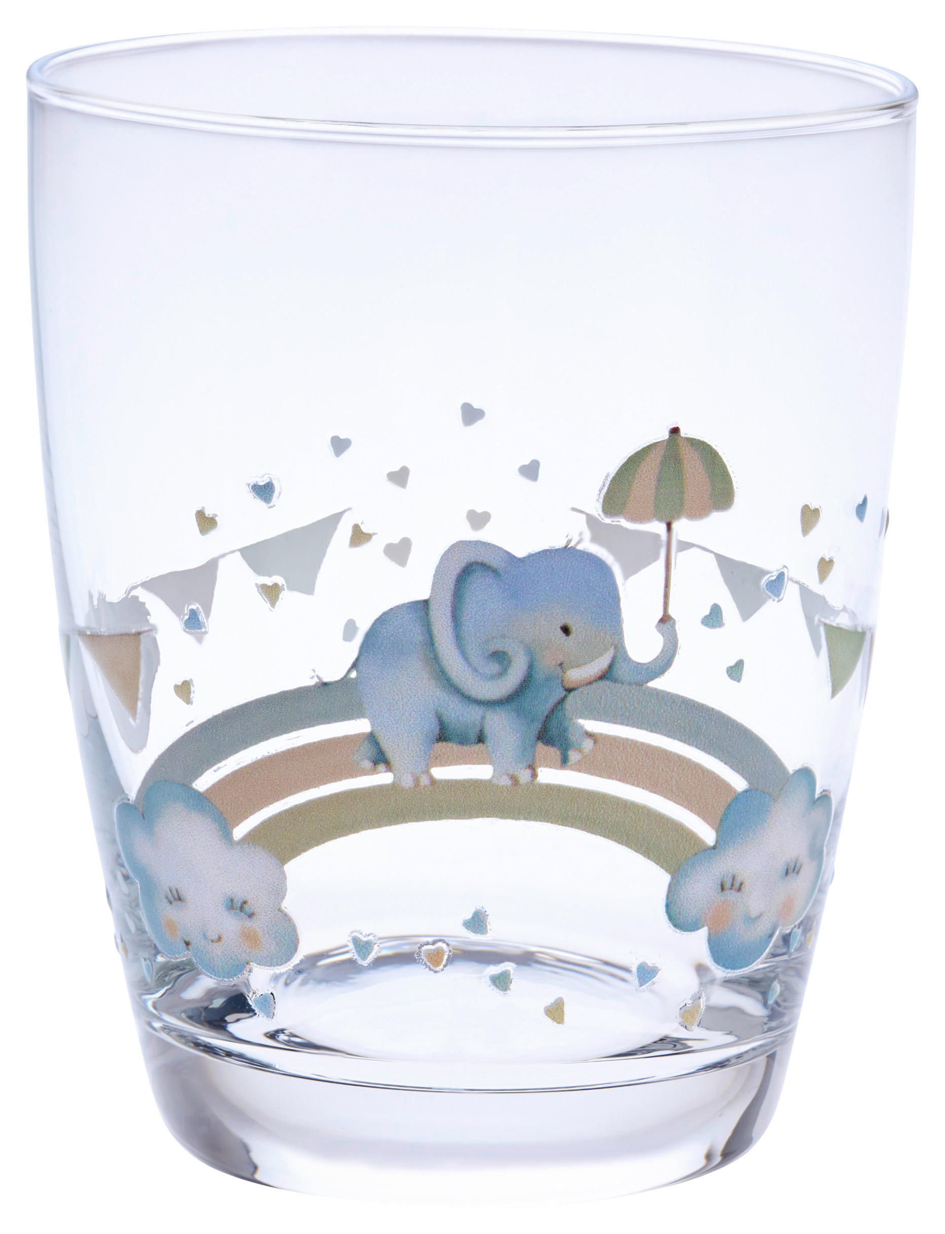 GYEREKPOHÁR KÉSZLET - áttetsző/kék, Basics, Üveg (8,5cm) - Villeroy & Boch