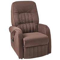 FERNSEHSESSEL Flachgewebe Dunkelbraun  - Dunkelbraun/Schwarz, Design, Textil (78/107/93cm) - Himolla