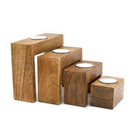 SADA SVÍCNŮ NA ČAJOVÉ SVÍČKY  - Basics (15/13/5cm)