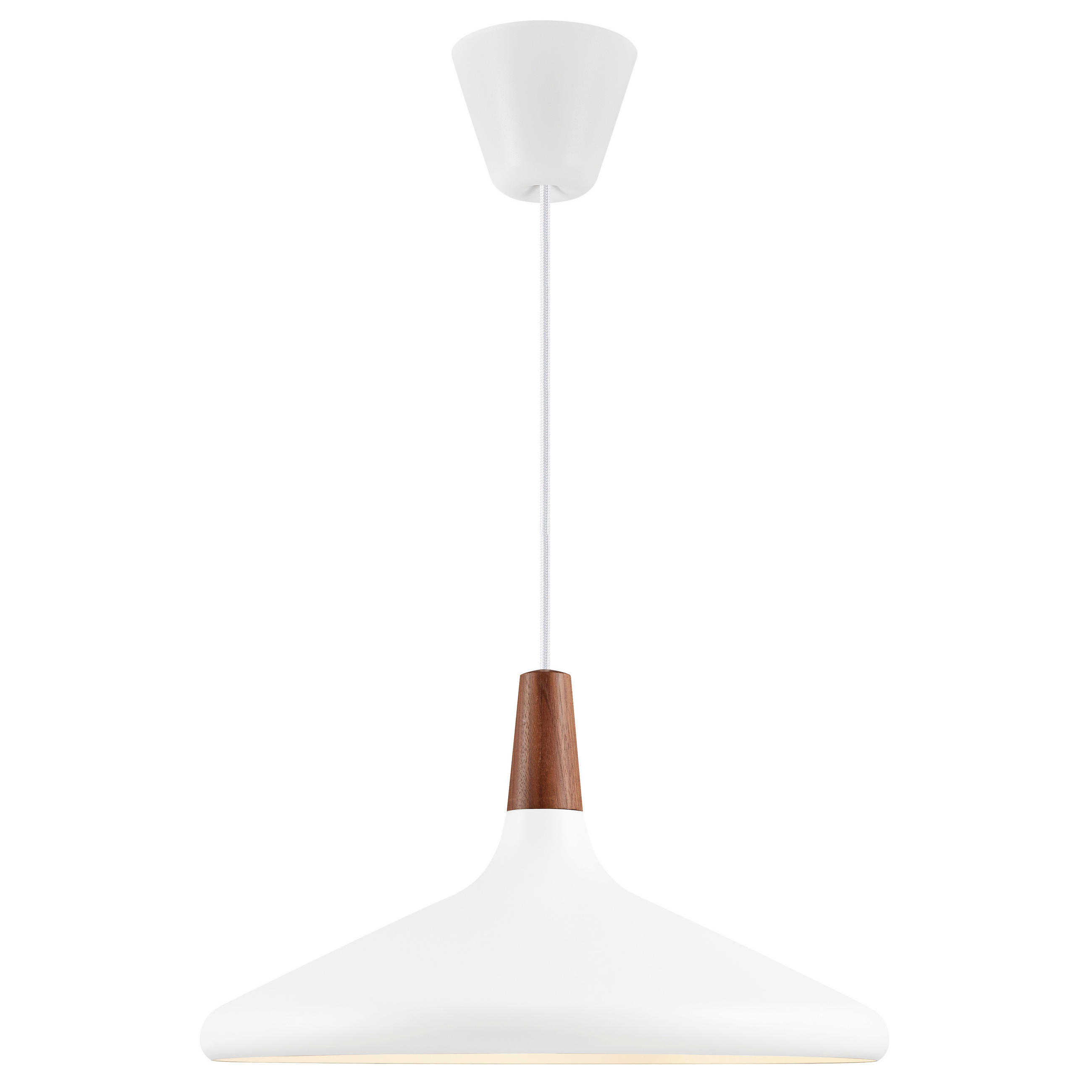 HÄNGELEUCHTE 39 cm  - Weiß, KONVENTIONELL, Holz/Metall (39cm) - Nordlux