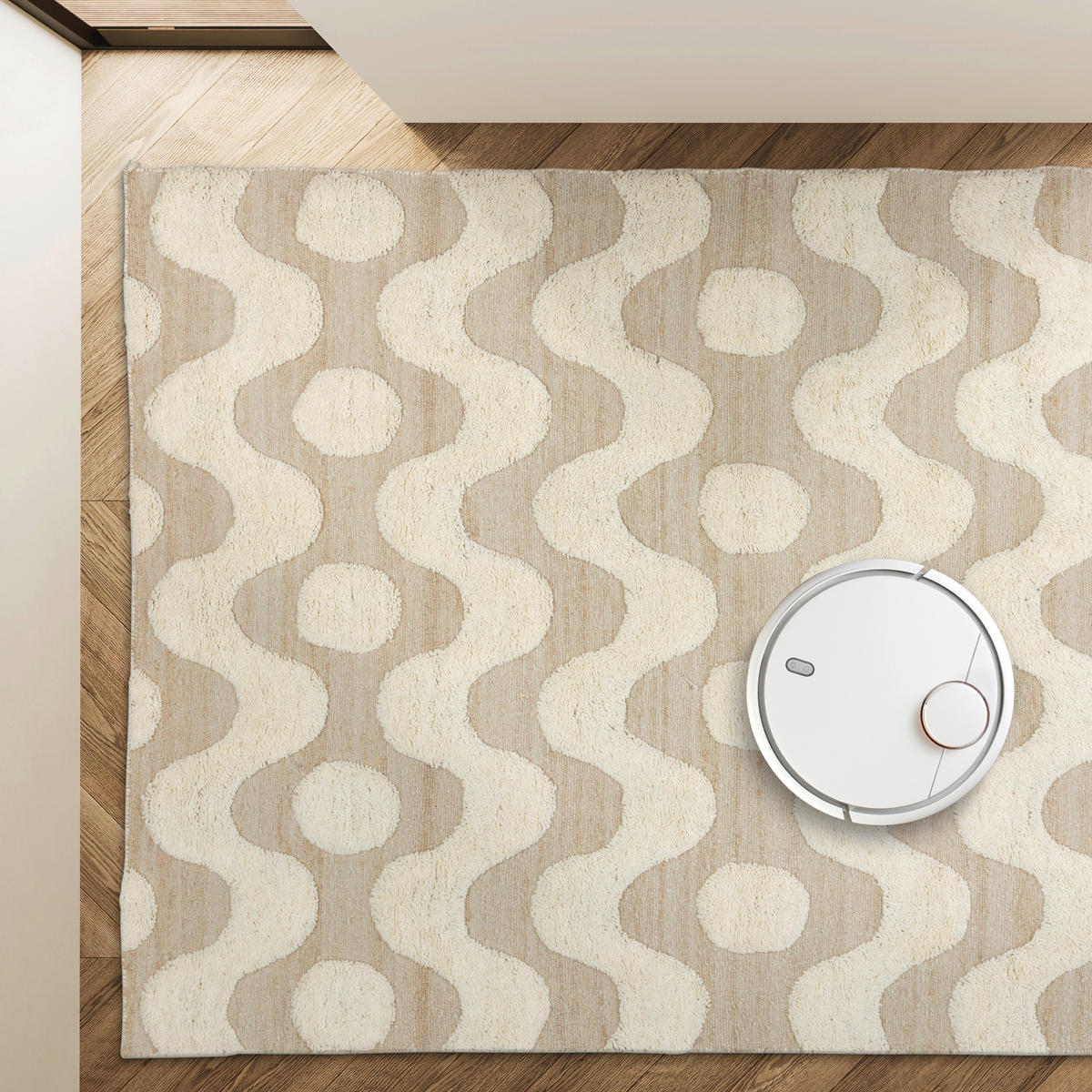 WEBTEPPICH 120/170 cm Milena Naturfarben rechteckig  - Naturfarben, Basics, Kunststoff/Textil (120/170cm) - Schöner Wohnen