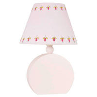 KINDERTISCHLEUCHTE Ofelia 18/18/26 cm  - Pink, Basics, Holzwerkstoff/Textil (18/18/26cm)