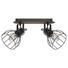 STRAHLER - Silberfarben/Braun, Design, Holz/Metall (9/33,5cm) STRAHLER - Silberfarben/Braun, Design, Holz/Metall (9/33,5cm)