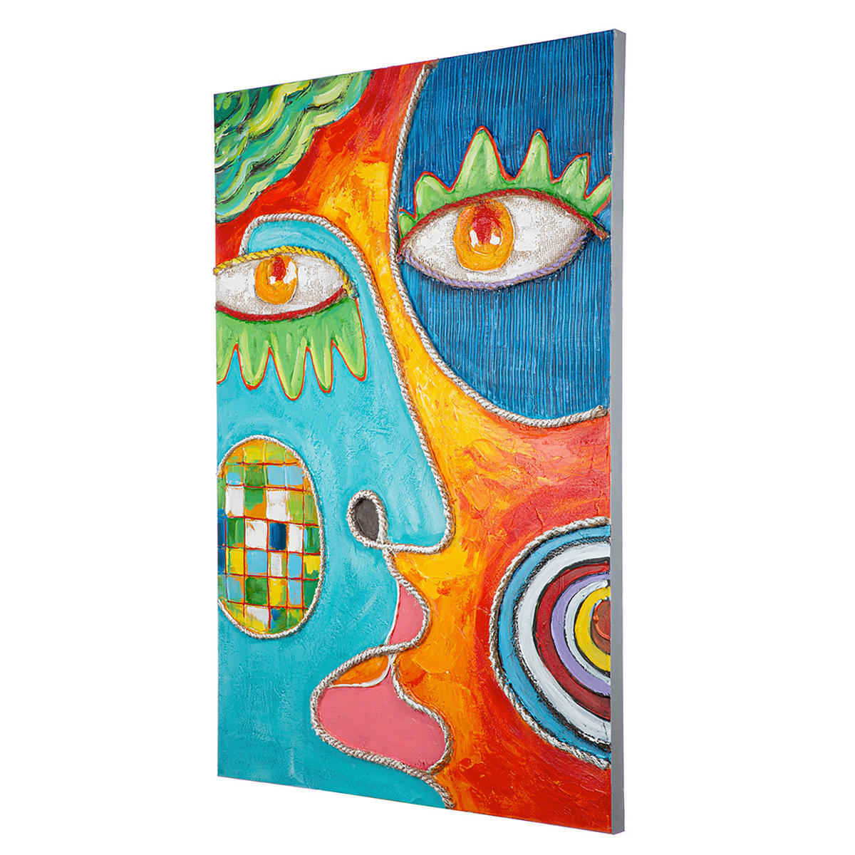 BILD Abstraktes  - Multicolor, Basics, Kunststoff (80/120/4cm)