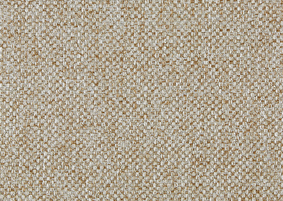 ECKSOFA in Flachgewebe Sandfarben  - Sandfarben/Schwarz, Design, Textil/Metall (260/210cm) - Johann Jakob